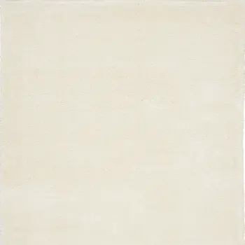 7' X 9' Ivory Shag Area Rug