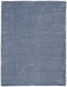 8' X 10' Blue Shag Area Rug