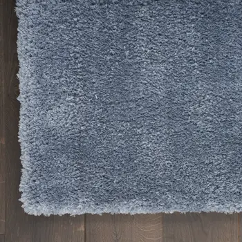 8' X 10' Blue Shag Area Rug