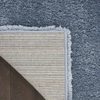 8' X 10' Blue Shag Area Rug
