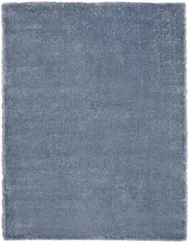 8' X 10' Blue Shag Area Rug