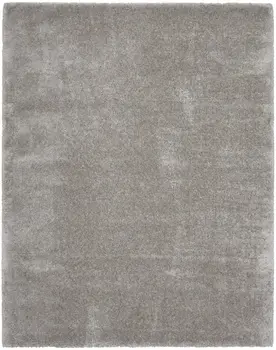 8' X 10' Gray Shag Area Rug