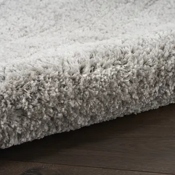 8' X 10' Gray Shag Area Rug