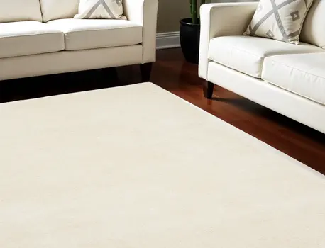 8' X 10' Ivory Shag Area Rug