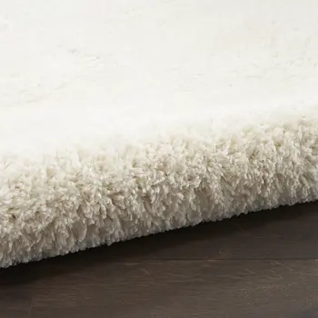 8' X 10' Ivory Shag Area Rug