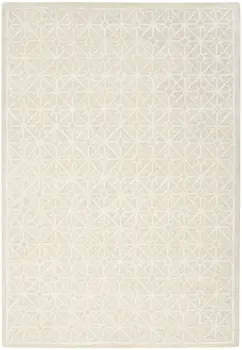 8' X 10' Navy Blue and Ivory Floral Medallion Distressed Non Skid Area Rug