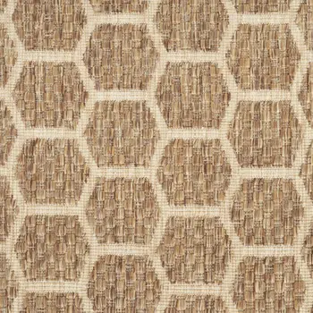 9' X 12' Beige Black and Gray Abstract Non Skid Area Rug