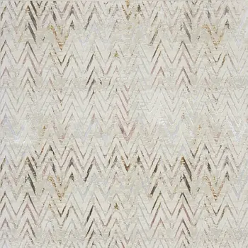 9' X 12' Ivory Teal Blue and Black Abstract Non Skid Area Rug