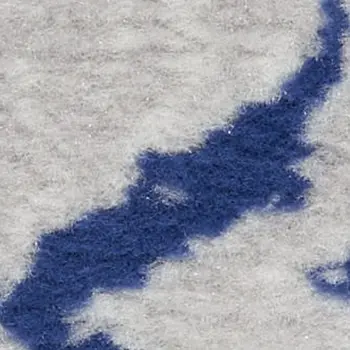 8' X 12' Ivory Blue and Gray Abstract Distressed Non Skid Area Rug