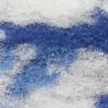 8' X 12' Navy Blue and Ivory Moroccan Distressed Non Skid Area Rug