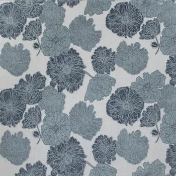 9' X 12' Navy Blue And Ivory Floral Indoor Outdoor Area Rug