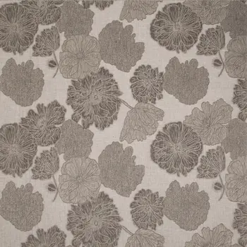 9' X 12' Natural And Ivory Floral Indoor Outdoor Area Rug