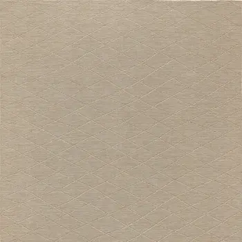 8' X 10' Natural And Light Brown Geometric Indoor Outdoor Area Rug