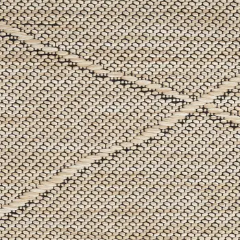 8' X 10' Natural And Light Brown Geometric Indoor Outdoor Area Rug