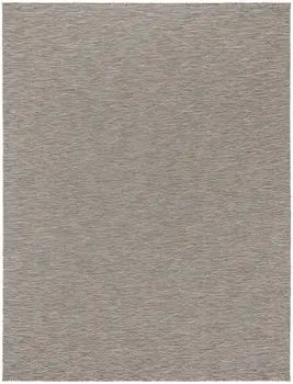 8' X 10' Gray And Light Gray Geometric Indoor Outdoor Area Rug