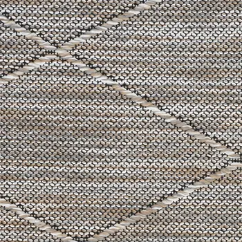 8' X 10' Gray And Light Gray Geometric Indoor Outdoor Area Rug
