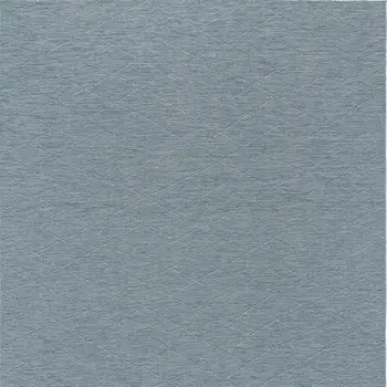 10' X 14' Aqua And Ivory Geometric Indoor Outdoor Area Rug