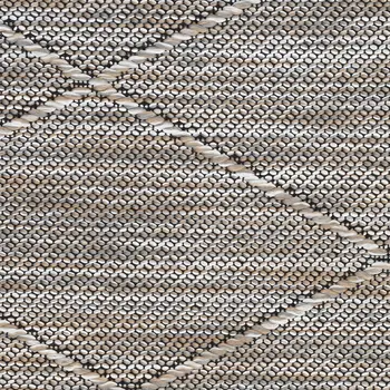 10' X 14' Gray And Light Gray Geometric Indoor Outdoor Area Rug