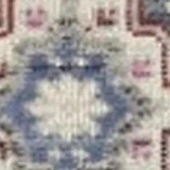 4' Ivory Pink And Gray Floral Distressed Round Rug
