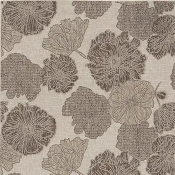 4' X 6' Natural And Ivory Floral Indoor Outdoor Area Rug