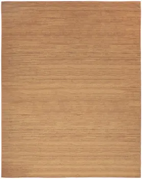 9' X 12' Copper Abstract Washable Area Rug