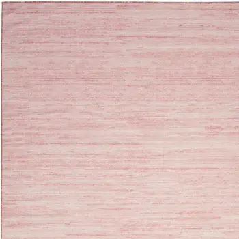 9' X 12' Pink Abstract Washable Area Rug