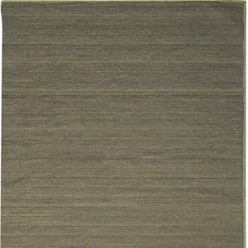 10' Green Abstract Washable Runner Rug