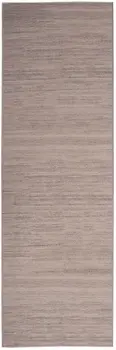 10' Gray Abstract Washable Runner Rug