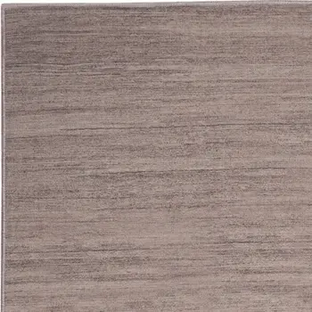 10' Gray Abstract Washable Runner Rug