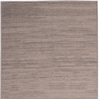 10' Gray Abstract Washable Runner Rug
