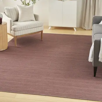 8' X 10' Brown Abstract Washable Area Rug