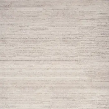 6' X 9' Ivory and Light Brown Abstract Washable Area Rug