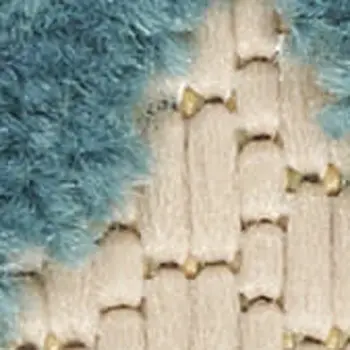 6' X 9' Green Abstract Washable Area Rug