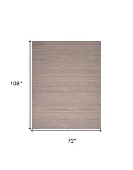 6' X 9' Gray Abstract Washable Area Rug
