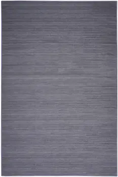 5' X 7' Navy Blue Abstract Washable Area Rug