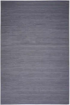 5' X 7' Navy Blue Abstract Washable Area Rug