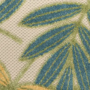 5' X 7' Ivory and Light Brown Abstract Washable Area Rug