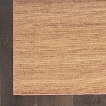 5' X 7' Copper Abstract Washable Area Rug