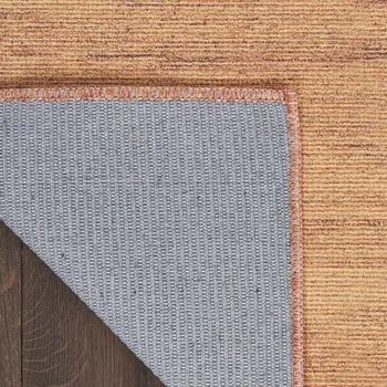 5' X 7' Copper Abstract Washable Area Rug