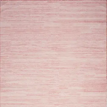 5' X 7' Pink Abstract Washable Area Rug