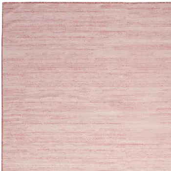 5' X 7' Pink Abstract Washable Area Rug