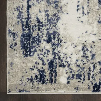 3' X 4' Ivory Abstract Area Rug