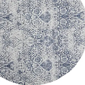 4' X 6' Ivory Red And Brown Floral Distressed Area Rug