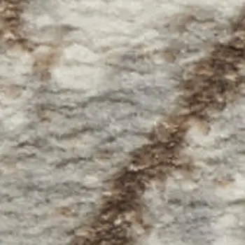 4' X 6' Ivory and Gray Floral Non Skid Area Rug
