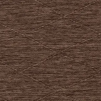 8' Dark Brown And Brown Geometric Indoor Outdoor Runner Rug