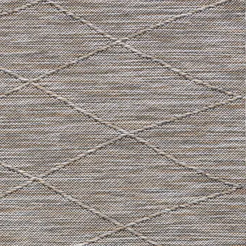 8' Gray And Light Gray Geometric Indoor Outdoor Runner Rug