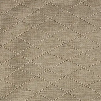 4' X 6' Natural And Light Brown Geometric Indoor Outdoor Area Rug