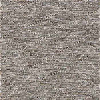 3' X 5' Gray And Light Gray Geometric Indoor Outdoor Area Rug