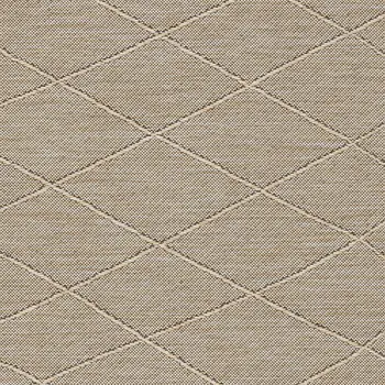 3' X 5' Natural And Light Brown Geometric Indoor Outdoor Area Rug
