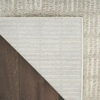 8' X 10' Ivory and Gray Geometric Area Rug